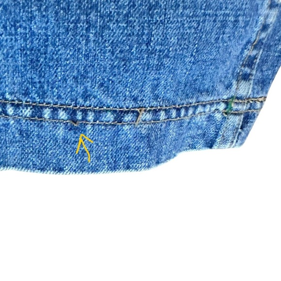 Oshkosh B'Gosh Overalls Bibs 36 Medium Wash Carpenter Farm Ranch Grunge - Picture 9 of 12